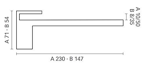 Mital Mensola Zama regolabile Cromo 147 h 54 RM30