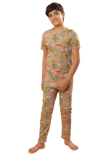 Image of Ninos Dreams Boys Cotton Coord Set /Boys Night Suit /Boys Loungewear /Boys Night Dress