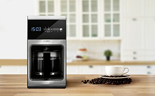 Caso Coffee One Coffe 1ne-Cafetera de diseño con Filtro y Pantalla táctil, 1050 W, 10 Pints, Acero Inoxidable, Black - Imagen 3