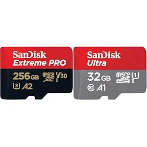 SanDisk Extreme Pro 256GB microSDXC UHS-I, V30, 200MB/s Read, 140MB/s Write, Memory Card for 4K Vide