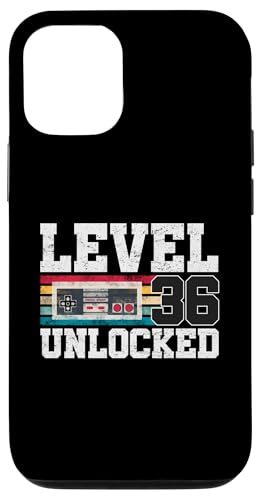 Livello 36 Sbloccato 36 Video Gamer Regalo di anni 36 ° compleanno Custodia per iPhone 12/12 Pro
