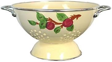 Amazon.com: Franciscan Apple 3-Quart Enamel-on-Steel Colander: Home ...