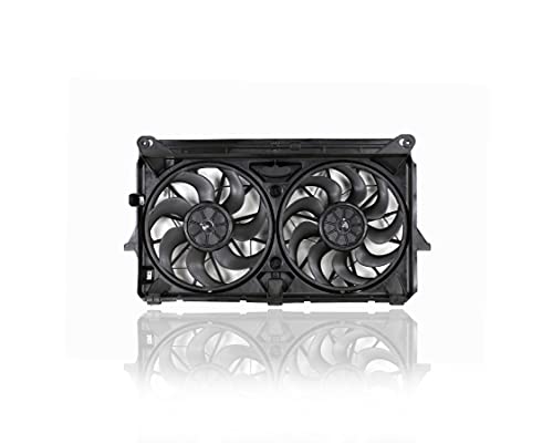 Dual Radiator and Condenser Fan Assembly - Cooling Direct Compatible/Replacement for 15780796 07-14 Chevrolet Silverado/GMC Sierra 1500 8Cy Suburban/Yukon XL/Escalade ESV