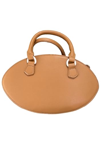 Betsey Johnson Luv Betsey LB HIKE Small Kitsch Brown Faux Leather Sports Football With Detachable Gold Cheerleader Pompoms Fashion Detail Top Handle Crossbody Handbag4