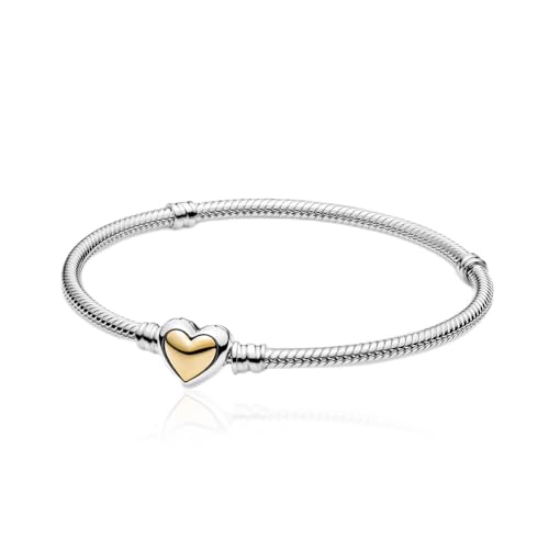 Rimgoris 925 �X�l�[�N�`�F�[�� �X�^�[�����O�V���o�[ �S�[���f���n�[�g���[�����g �V���o�[���C���[�D�u���X���b�g ���f�B�[�X�o���O���`���[��&�y���_���g�ɑΉ�, One Size, ����, �L���[�r�b�N�W���R�j�A