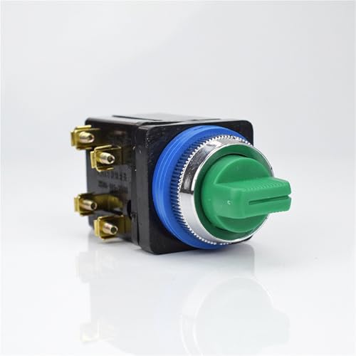 Interruptor selector LA18-22X/2 rotativo de 2 posiciones negro de 22mm