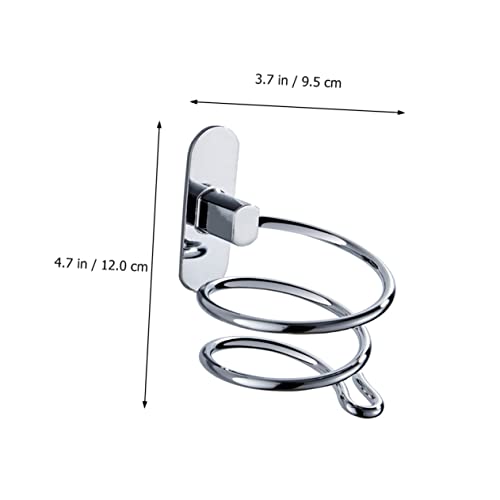 FONDOTIN Suporte Para Secador De Cabelo Suporte De Metal Para Montagem Na Parede Organizador De Prat