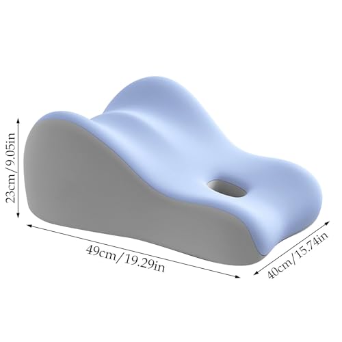 Sex Kissen Für Die Paare Extrem Sex, Memory Foam Keilkissen Mit Ergonomischer Stützfunktion 45x35x13 CM Weiches OrthopäDisches Lagerungskissen Für Optimale Positionierung (Hellgrau)