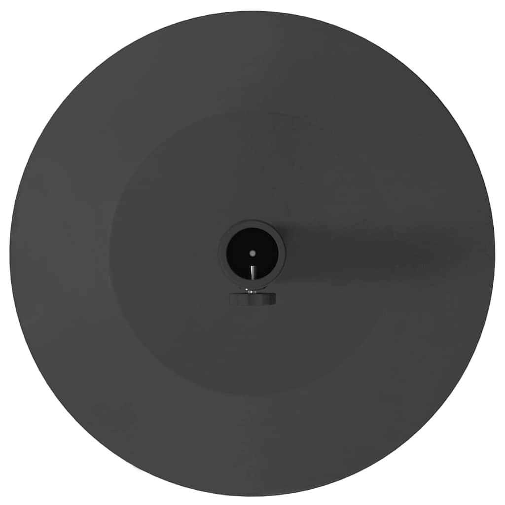 Supporto per ombrellone in acciaio grigio scuro, 48 x 48 x 32 cm, peso 24,6 kg, per giardino, balcone, terrazza, patio, stabile base per ombrellone e supporto per ombrellone per una presa