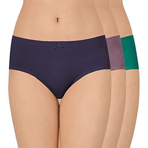 Image of Amante Inner Elastic Cotton Hipster Panty Pack- Pack of 3