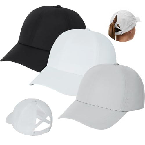 3 Pack Gorras de Béisbol Ajustables para Mujer miniatura 1