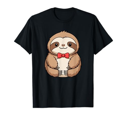 Faultier Kawaii Fliege Zoo Tagesausflug Jungen Mädchen Kinder T-Shirt