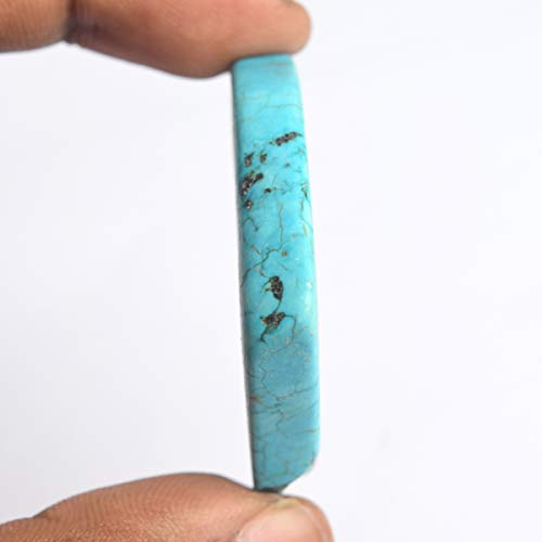 Genuine Rough Blue Turquoise Slab 105.00 Ct Natural Uncut Rough Certified Raw Rare Turquoise Crystal Stone3