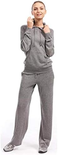 women Lounge Pants - 100% Cashmere Drawstring,Side Pockets, Breathable Comfi & Classy