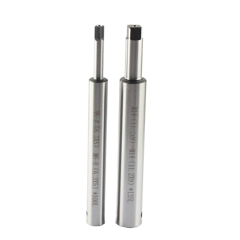 1 Pieza de Manguito extendido, Rosca HSS, Macho de roscar métrico, máquina de roscar M3 M4 M5 M6 M8 M10, Herramientas de Varilla de extensión for Herramienta de roscado JIS ISO(ISO,M2.5-100L)