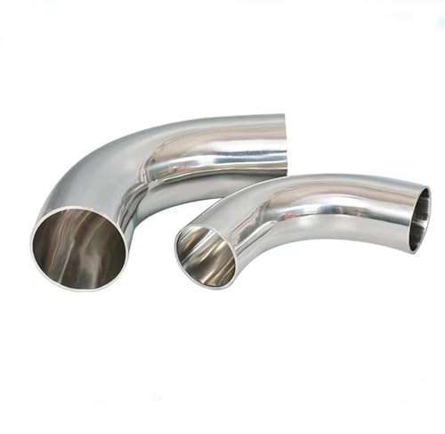 Tuyau d'échappement coude 90 degrés 25mm en inox raccord à souder pour voiture