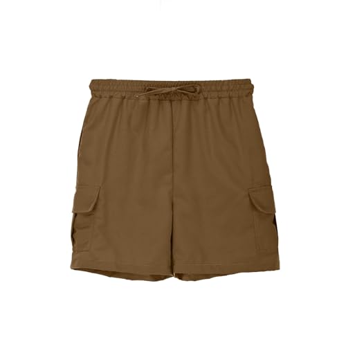 Boys' Pull on Cargo Shorts School Uniform Khaki Athletic Shorts for Boys Quick Dry Cargo Hiking Pants Baggy Sweatpants2