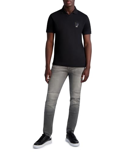 Image of Karl Lagerfeld Men's Karl Armour Johnny Collar Polo