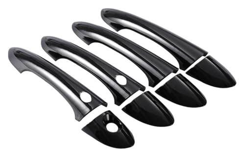 Garniture poignée porte voiture Hyundai Sonata protection contre rayures avec accès clé clé