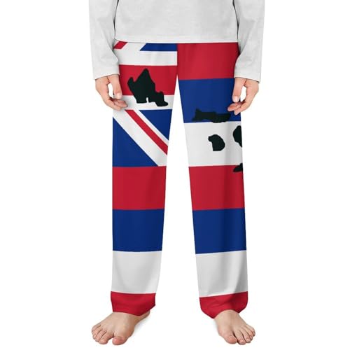 Map of Hawaii And Hawaiian FlagChildren's Casual Pajamas130CM