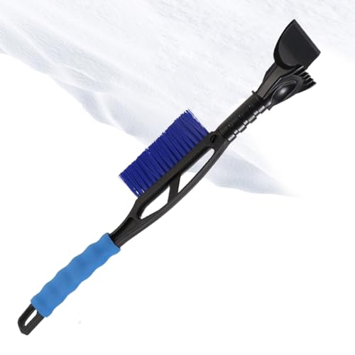 雪削りスクレーパー,取り外し可能なフロントガラス用冰雪スクレーパー - 多機能雪かきブラシ ドライブウェイ アウトドア トラック 通勤 駐車場 自宅 冬 自動車用 | 冬季通勤トラック朝駐車家庭フロントガラスドライブウェイ屋外車用