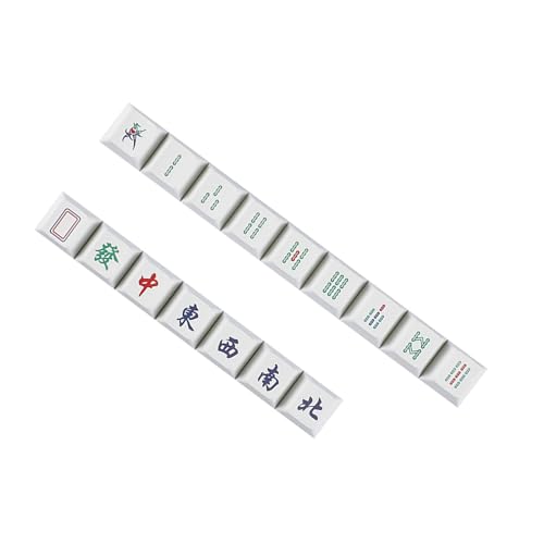 Teclas para teclados mecánicos MX con temática Mahjong