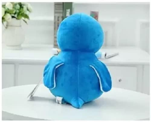 Image of Fun4you Penguin Soft Toy 25cm - Snow Penguin Plush for Kids & Toddlers | Birthday, Gift for Him & Her | Cute Cuddly Animal | Home Decor (Blue)