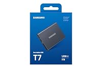 Samsung Portable SSD T7, SSD 1 TB, USB 3.2 Gen.2, 1.050 MB/s Lesen, 1.000 MB/s Schreiben, Externe SSD-Festplatte für iPhone 15 und neuer, Mac, PC, Smartphone und Spielkonsole, Grau, MU-PC1T0T/WW – Ansicht 8
