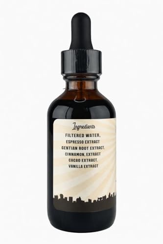 Barrel Roll Bar Essentials Espresso Cocktail Bitters | Drink Mixers for Cocktails | Premium Cocktail Mixers | Barrel Aged Bitters for Cocktails | Allergen & Gluten Free | 2 fl oz. Bottle