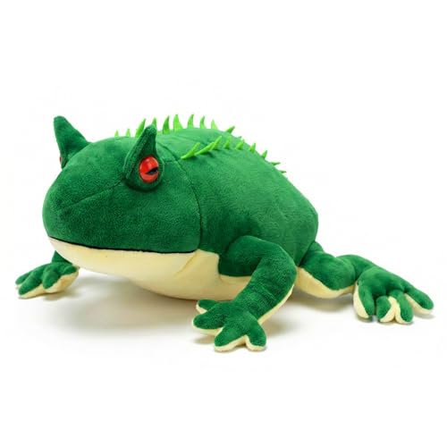 Peluche Beelzebufo pour décorer une chambre d'enfant sur le thème des dinosaures