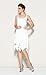 R.Vivimos® Womens Spaghetti Straps Asymmetrical Hem Sexy Short Sun Dress XL White