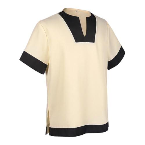Chemise médiévale à col lacet pour costume d'époque médiévale - 7