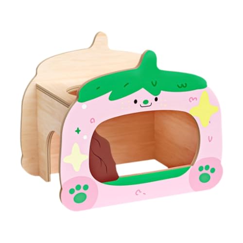 Tunnel bois hamster et abri sécurisé de qualité - 2