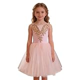 2026 Vestido de Tul para niñas con Tirantes Falda Larga Ideal para práctica de Ballet Danza y Uso Diario en Primavera Verano u otoño (10-11 años)