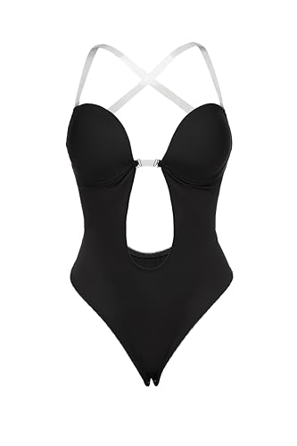 Body Bodysuit Damen Reizwäsche Lingerie Dessous Brustformend...
