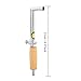 Soldering Injector Torch Welding Nozzle, Wood Soldering Torch with Adjustable Flame Gas Wood Handle Welding Torch Jewelry Making Soldering Tool Heating Welding Torch Flame