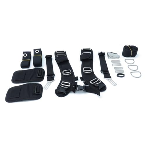Harnais de plongée pour BCD en nylon confortable avec boucles antirouille - 2