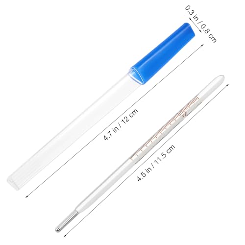 MAGICLULU 1Pc Glass Oral Temperature Adult Free Clinic Armpit Fast Reading Fever Indicator(Single Scale)… - Thumbnail 4