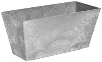 Novelty Self Watering Flower Box 14.5", Grey