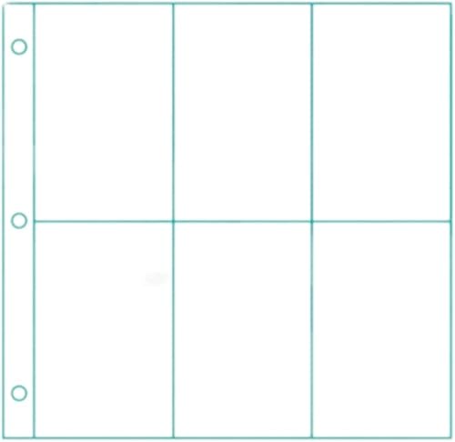 Miniatura 1 de Craftelier - Fundas de plástico transparente con 6 bolsillos horizontales para álbumes de fotos personalizados  Incluye 10 fundas de 12" x 12" (30,5