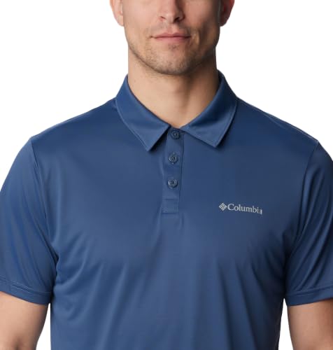 Image of Columbia Men's Solid Regular Fit Hike Polo