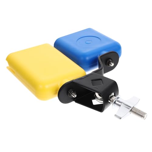 ULDIGI Cow Bell for Drum Set Hand Percussion Cowbells Metal Cowbell Instrument Abs Metal for Church and