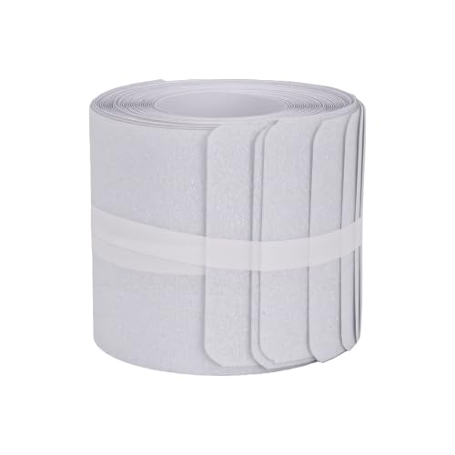 Banda antideslizante exterior PEVA de 10x60 cm clara para escaleras y pasos de caravana
