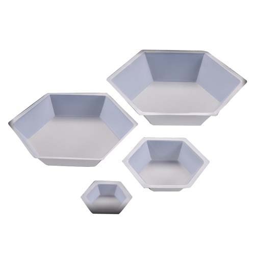 Deltalab 1911106 Hexagonal Weighing Dish, 9 mL Capacity (Pack of 500