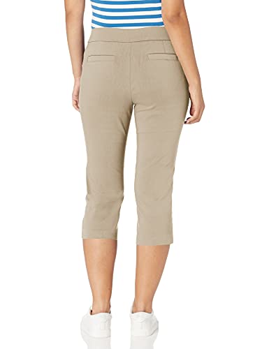 Briggs New York Womens Pull on Capri with L Pocket