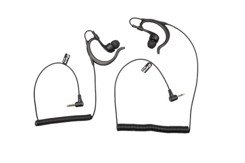 WETIN �X�y�V�������X�j���O�w�b�h�t�H�� �C���C���[�V���O�����X�j���O�w�b�h�t�H�� G���^�C���[�t�b�N�w�b�h�Z�b�g Motorola Kenwood Baofeng�₻�̑��̃��W�I�X�s�[�J�[�}�C�N�ɍœK (2�p�b�N)