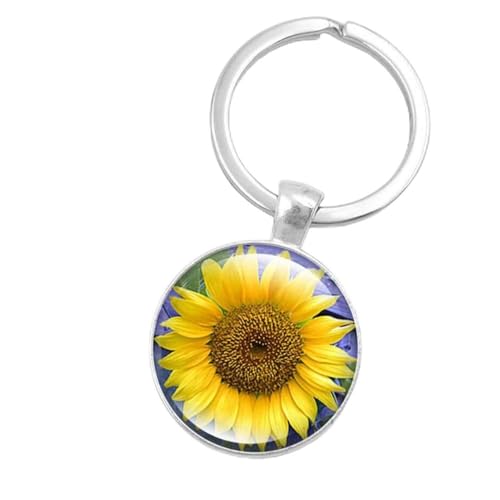 Generisch Gem Europe der Verkauf von United Metal Key Glass Sonnenblumenhalter für Haus Dekor (As shown, One Size)