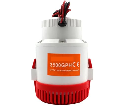 Pompe de cale submersible 3500GPH DC 12V pour des sorties en mer sereines - 3
