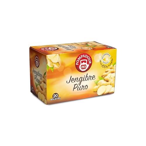 Pompadour | Jengibre Puro | 20 Bolsitas de 2 Gr