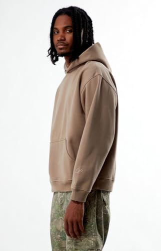 PacSun Men's Desert Taupe Solid Hoodie2